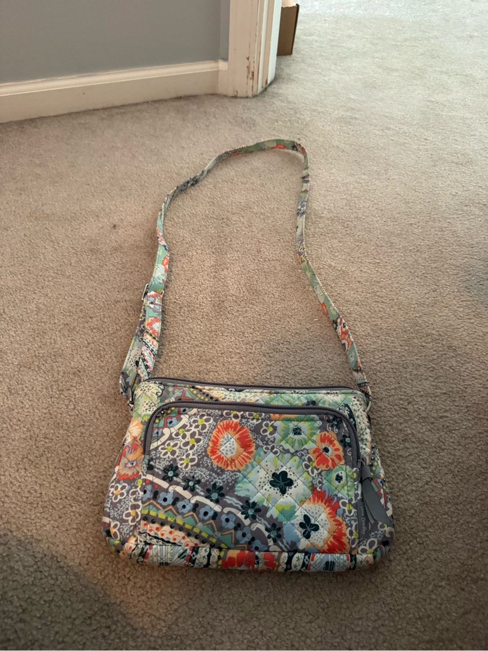 Vera Bradley Little hipster in citrus paisley